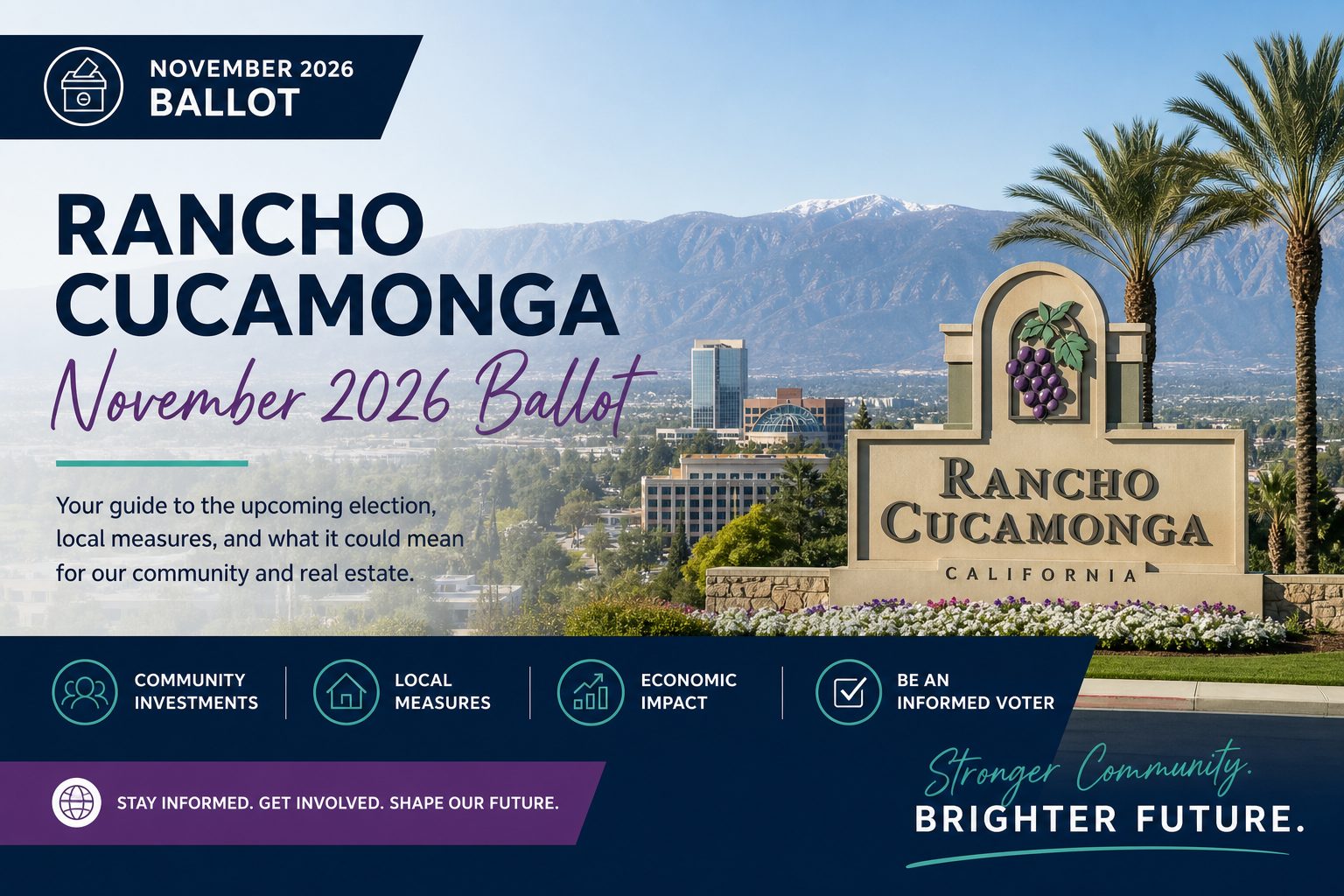 What's on the November 2026 Ballot for Rancho Cucamonga Homeowners and Buyers?